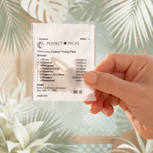 OKCapsule Pack with Villa Vitamins Background
